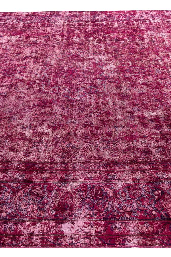 8' 6 x 12' 3 Hand Knotted Ultra Vintage Persian Wool Rug