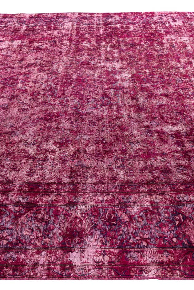 Detail image of 8' 6 x 12' 3 Hand Knotted Ultra Vintage Persian Wool Rug