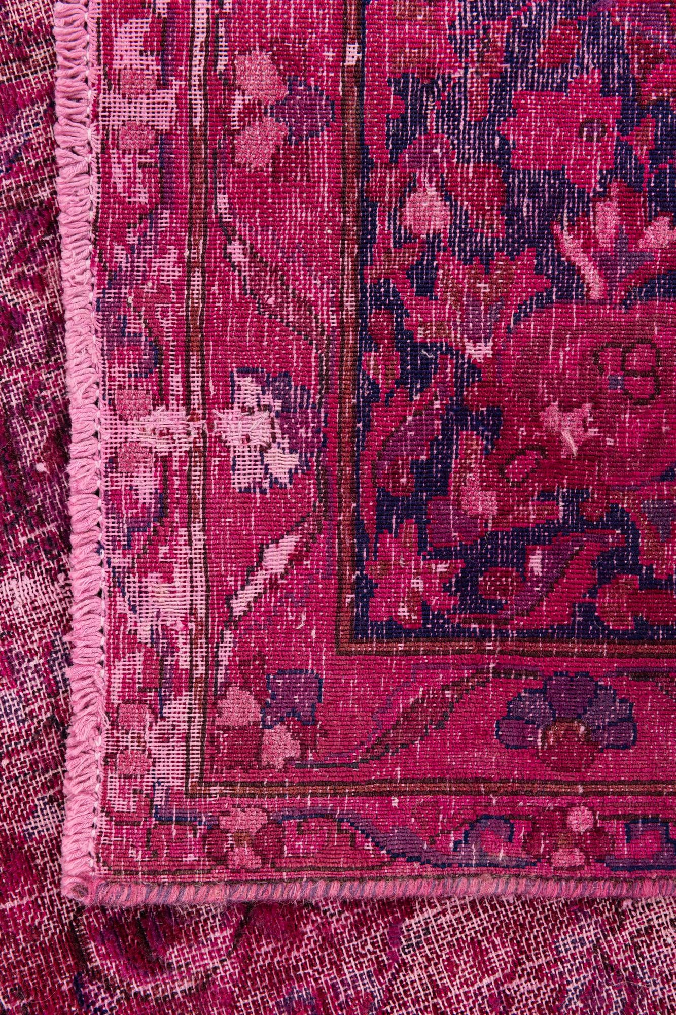 8' 6 x 12' 3 Hand Knotted Ultra Vintage Persian Wool Rug