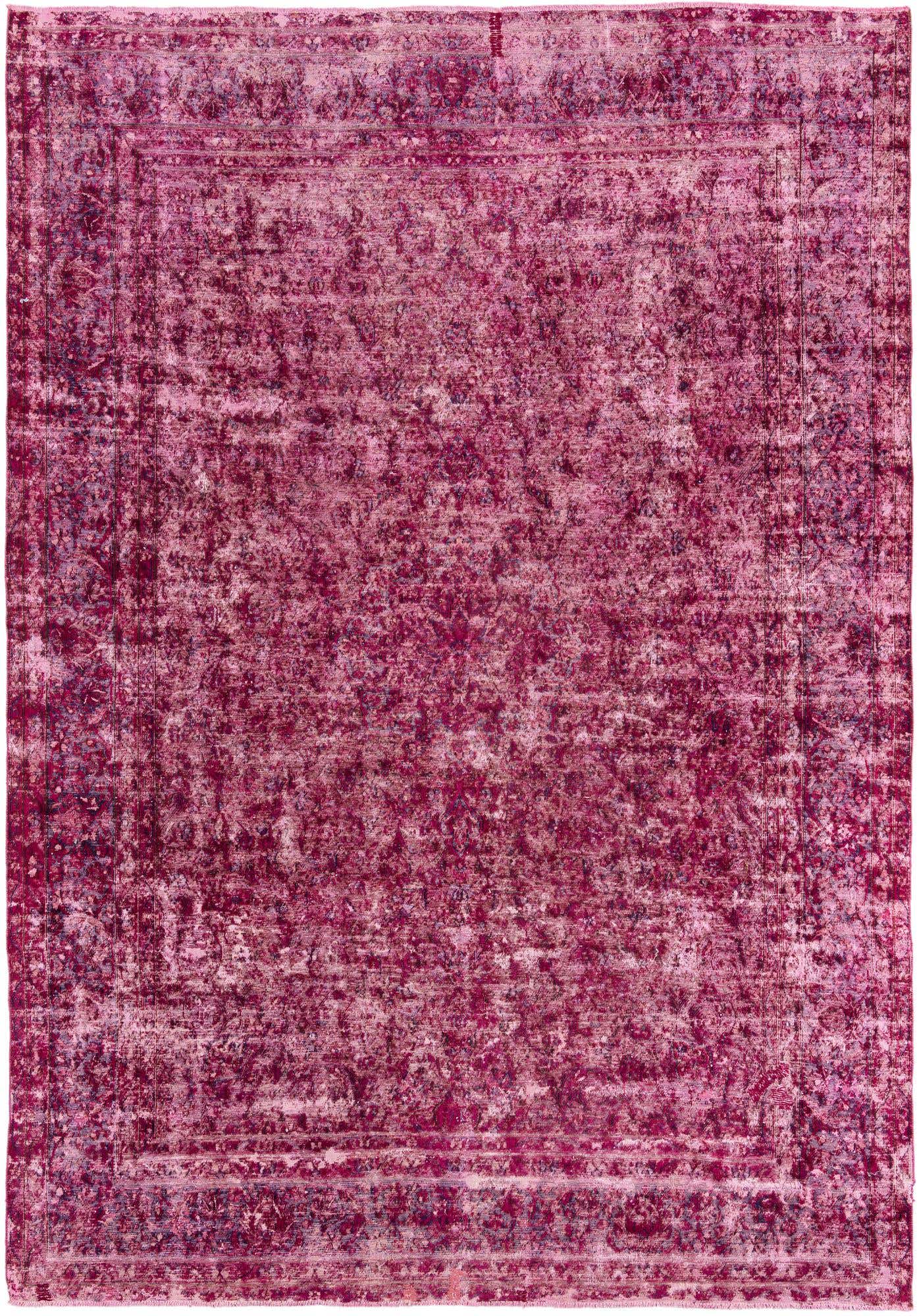 8' 6 x 12' 3 Hand Knotted Ultra Vintage Persian Wool Rug