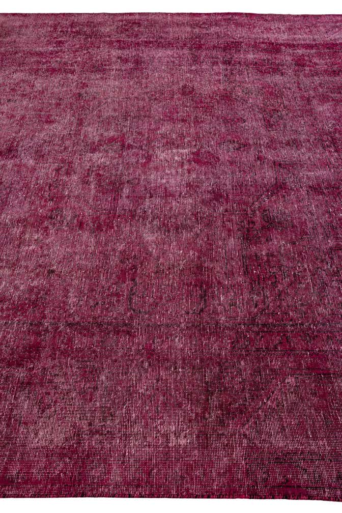 245cm x 345cm Hand Knotted Ultra Vintage Persian Wool Rug
