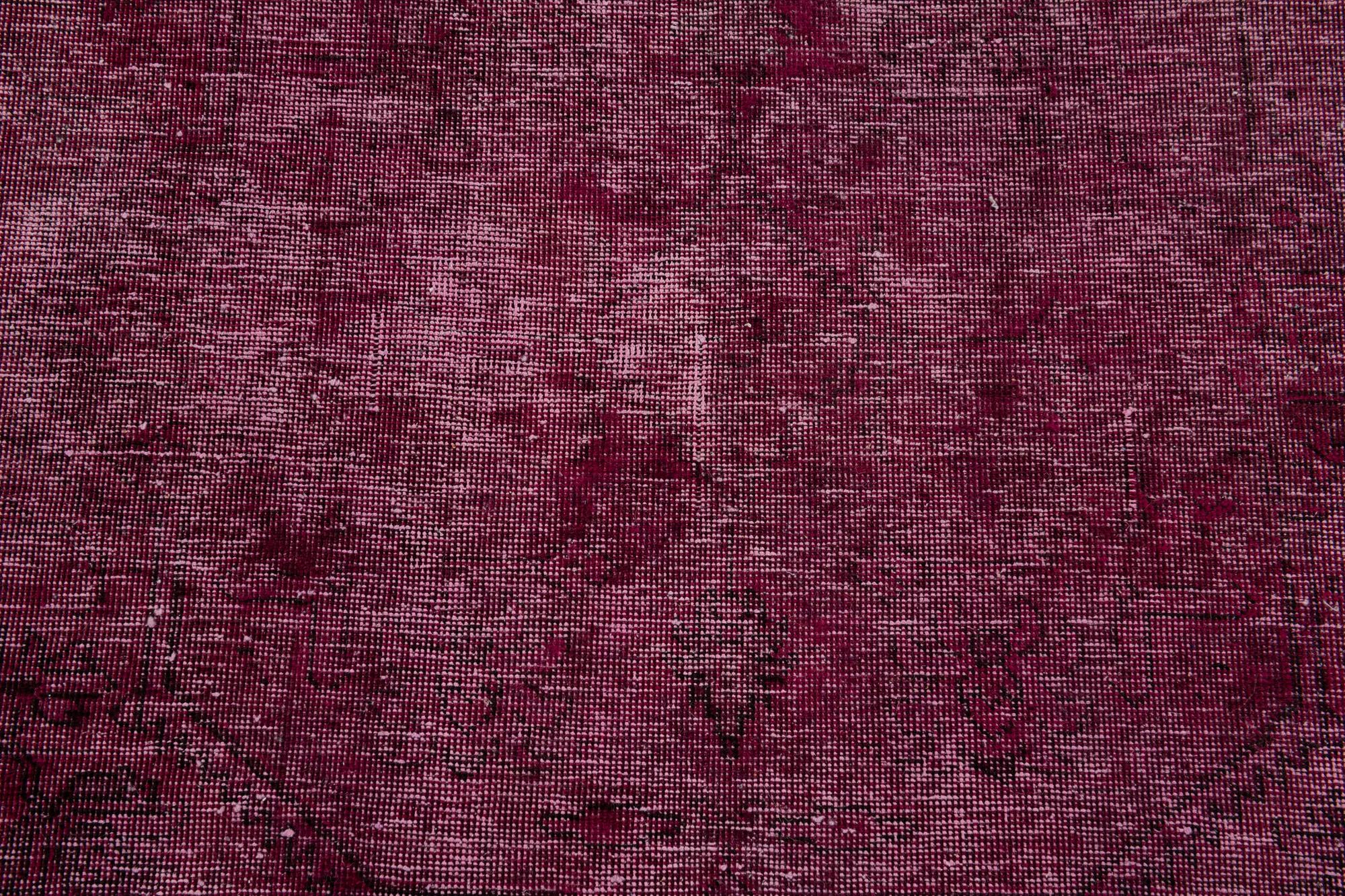 245cm x 345cm Hand Knotted Ultra Vintage Persian Wool Rug