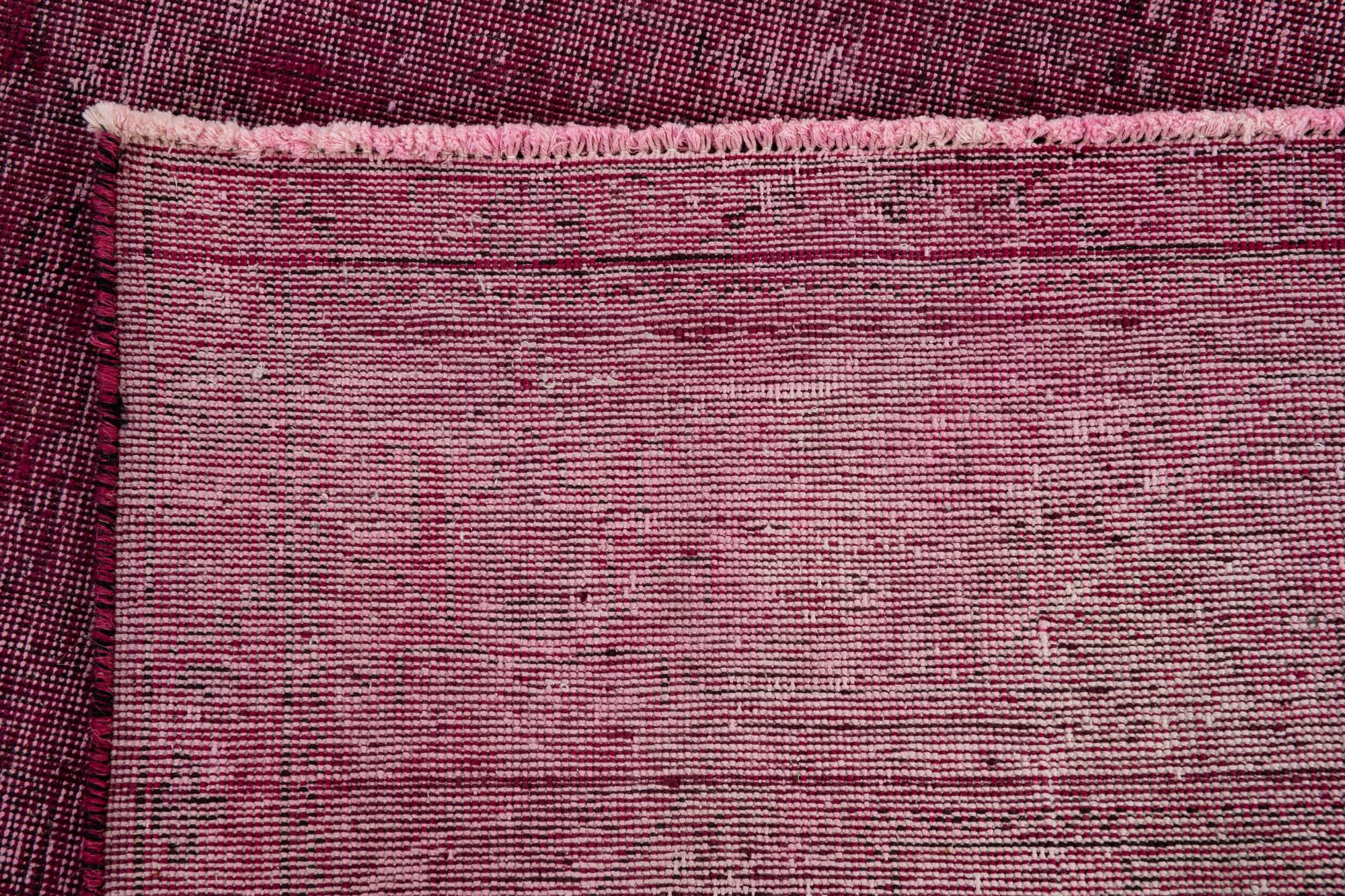 245cm x 345cm Hand Knotted Ultra Vintage Persian Wool Rug