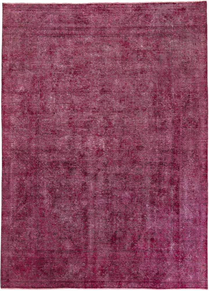 245cm x 345cm Hand Knotted Ultra Vintage Persian Wool Rug