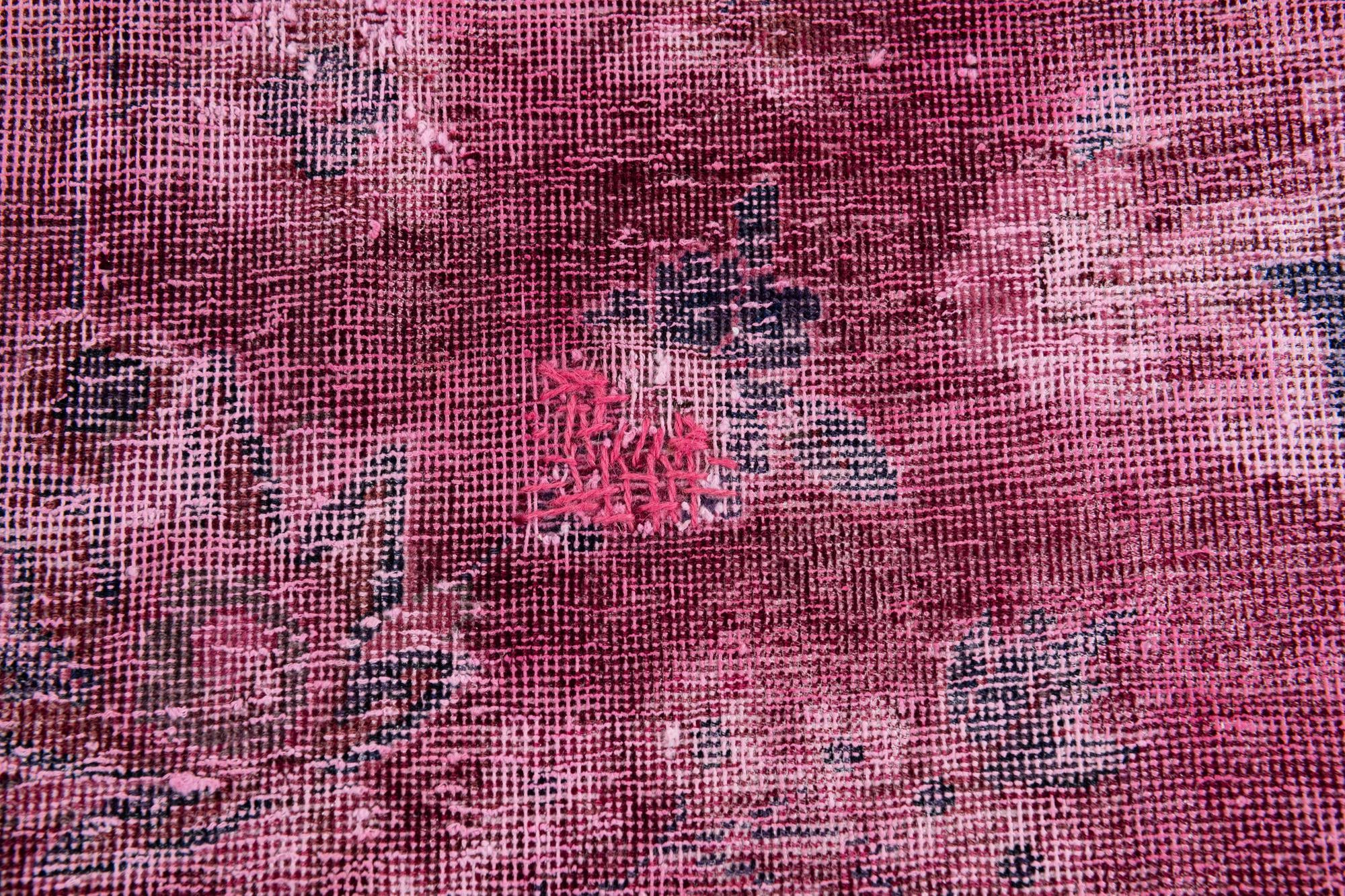 8' 7 x 12' 10 Hand Knotted Ultra Vintage Persian Wool Rug