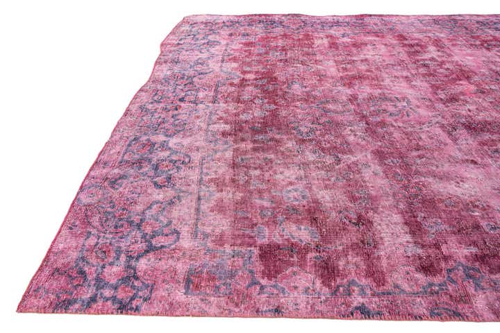 8' 7 x 12' 10 Hand Knotted Ultra Vintage Persian Wool Rug
