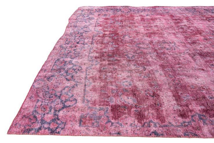 Detail image of 8' 7 x 12' 10 Hand Knotted Ultra Vintage Persian Wool Rug
