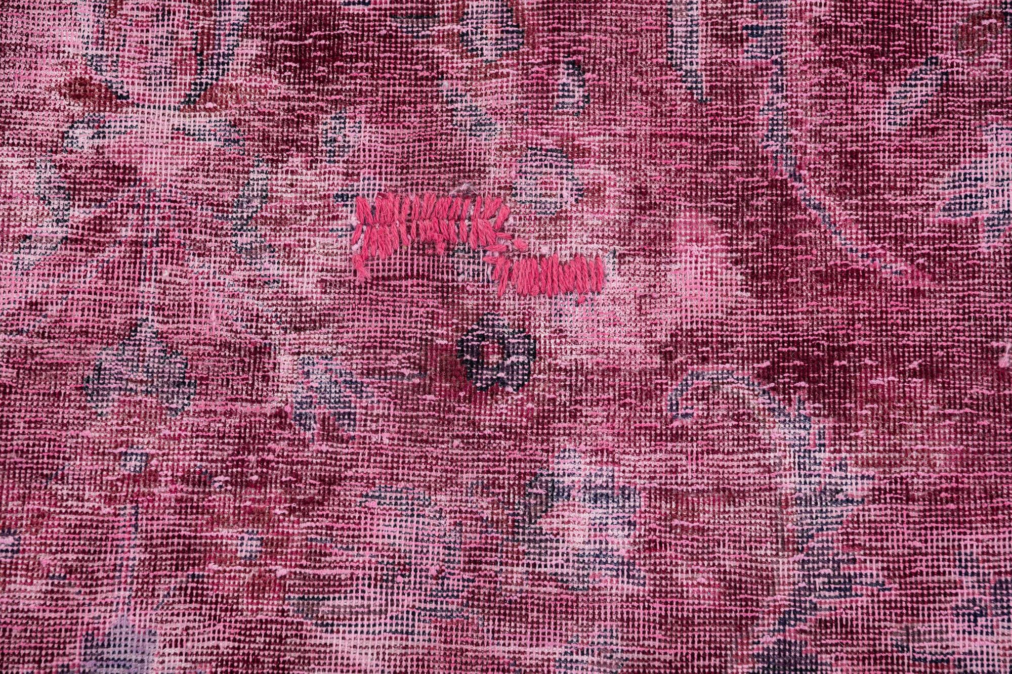 8' 7 x 12' 10 Hand Knotted Ultra Vintage Persian Wool Rug