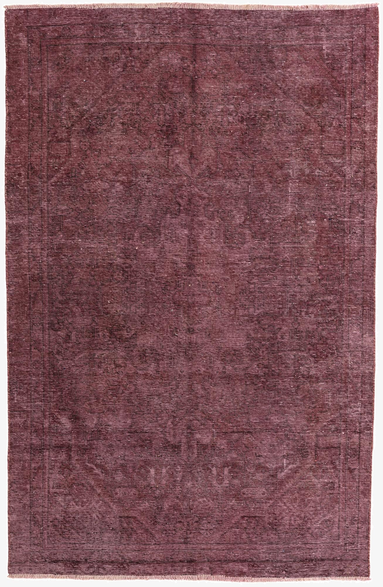 5' 4 x 8' 3  Hand Knotted Ultra Vintage Persian Wool Rug