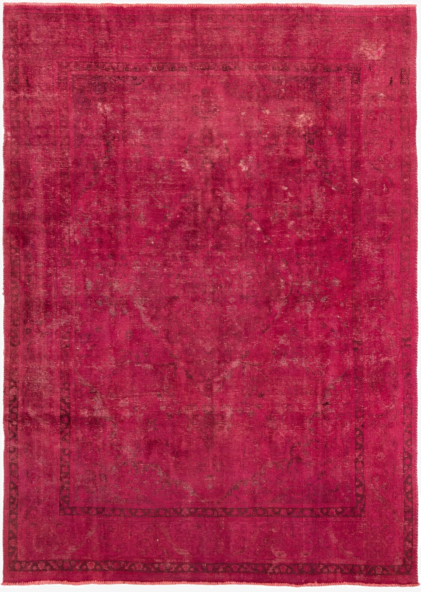 8' 1 x 11' 6  Hand Knotted Ultra Vintage Persian Wool Rug