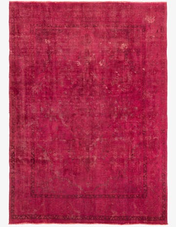 8' 1 x 11' 6 Hand Knotted Ultra Vintage Persian Wool Rug