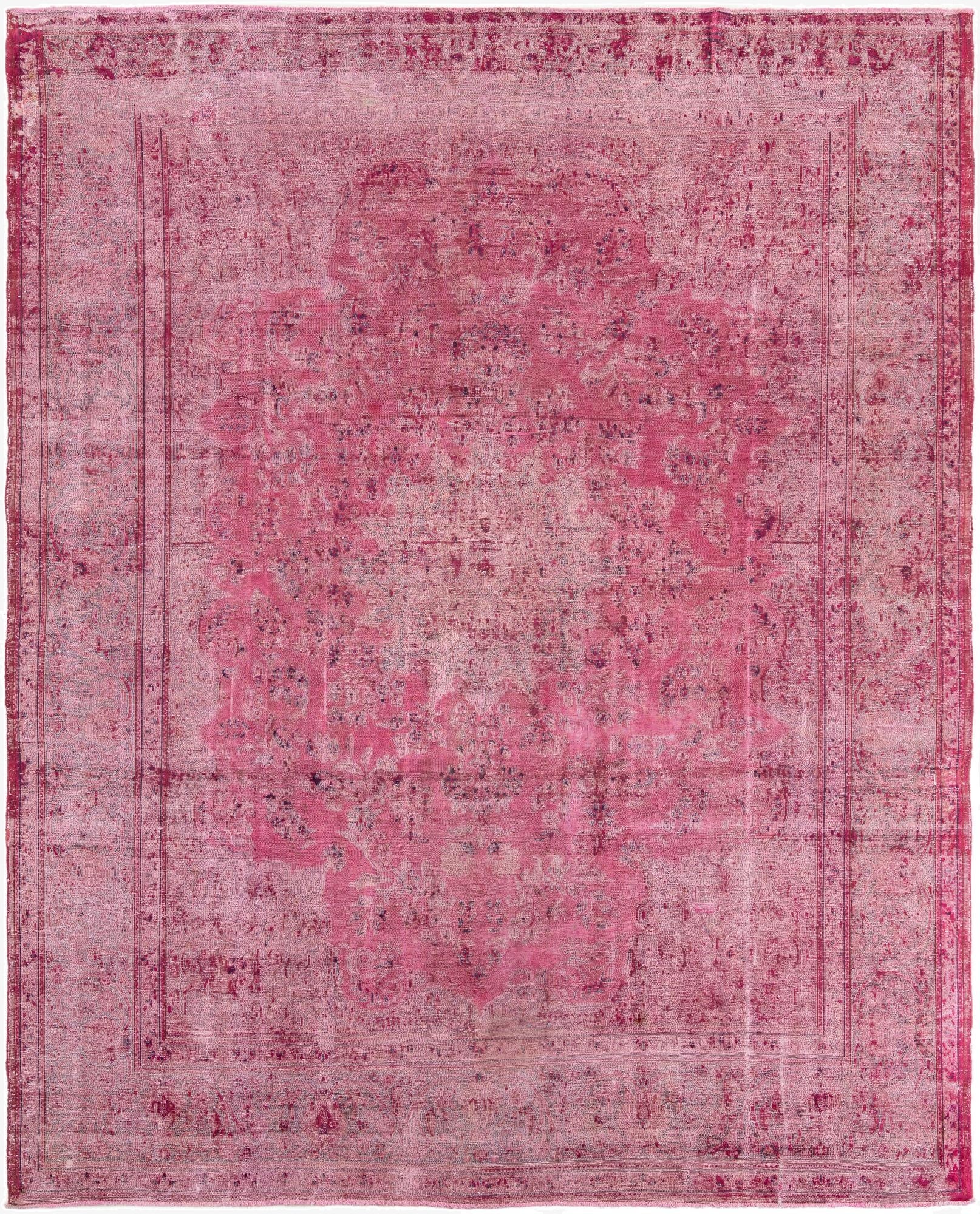 10' 1 x 12' 5  Hand Knotted Ultra Vintage Persian Wool Rug