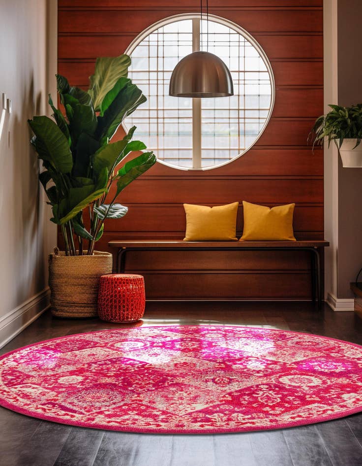 Detail image of 6' x 6' Carrington Round Rug