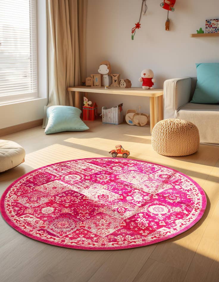 Detail image of 6' x 6' Carrington Round Rug