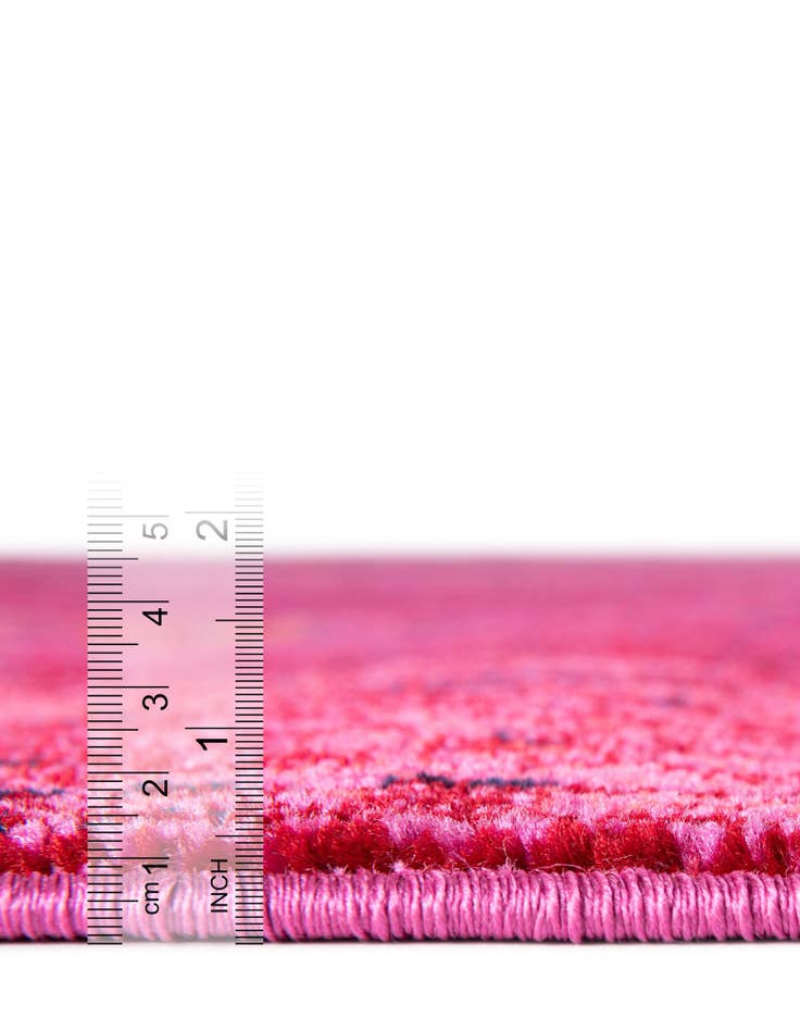 Detail image of 8' x 8' Washable Fleur Round Rug