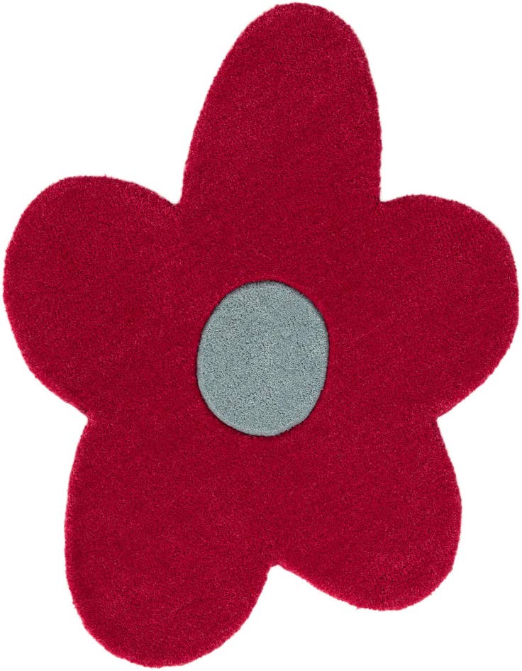 Detail image of 2' 2 x 2' 2 Happy Rugs Funky Flower Wool Round