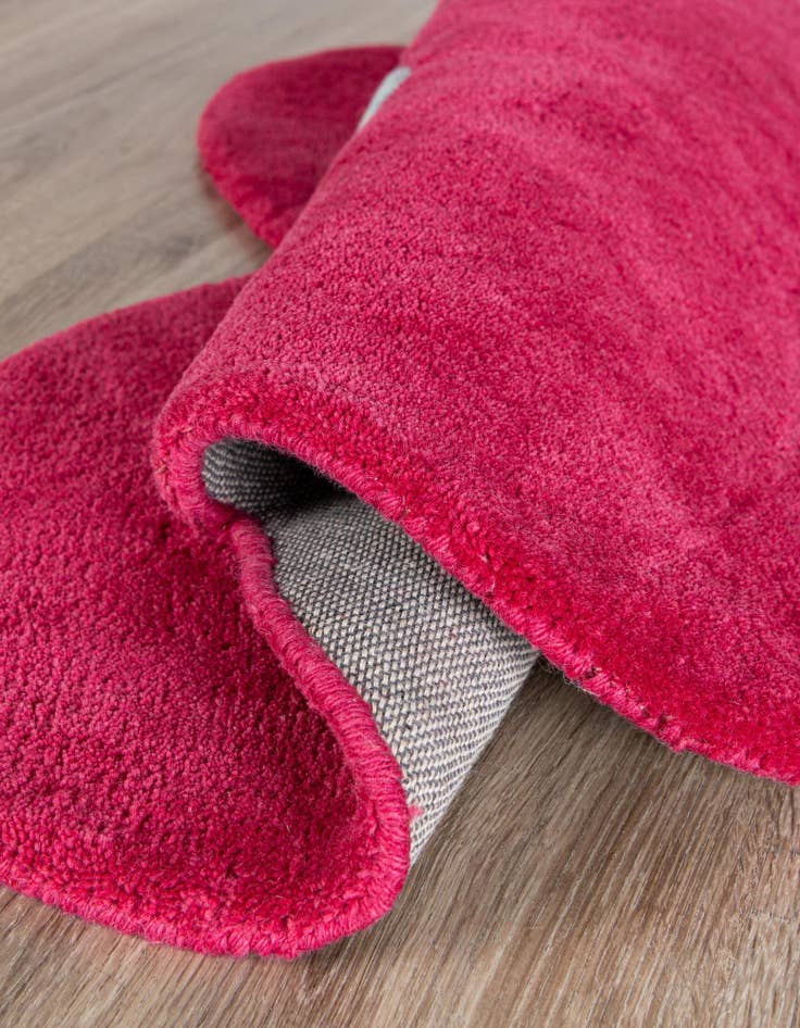 Detail image of 2' 2 x 2' 2 Happy Rugs Funky Flower Wool Round