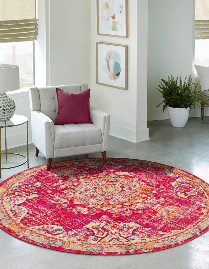 Detail image of 6' x 6' Madeline Round Rug