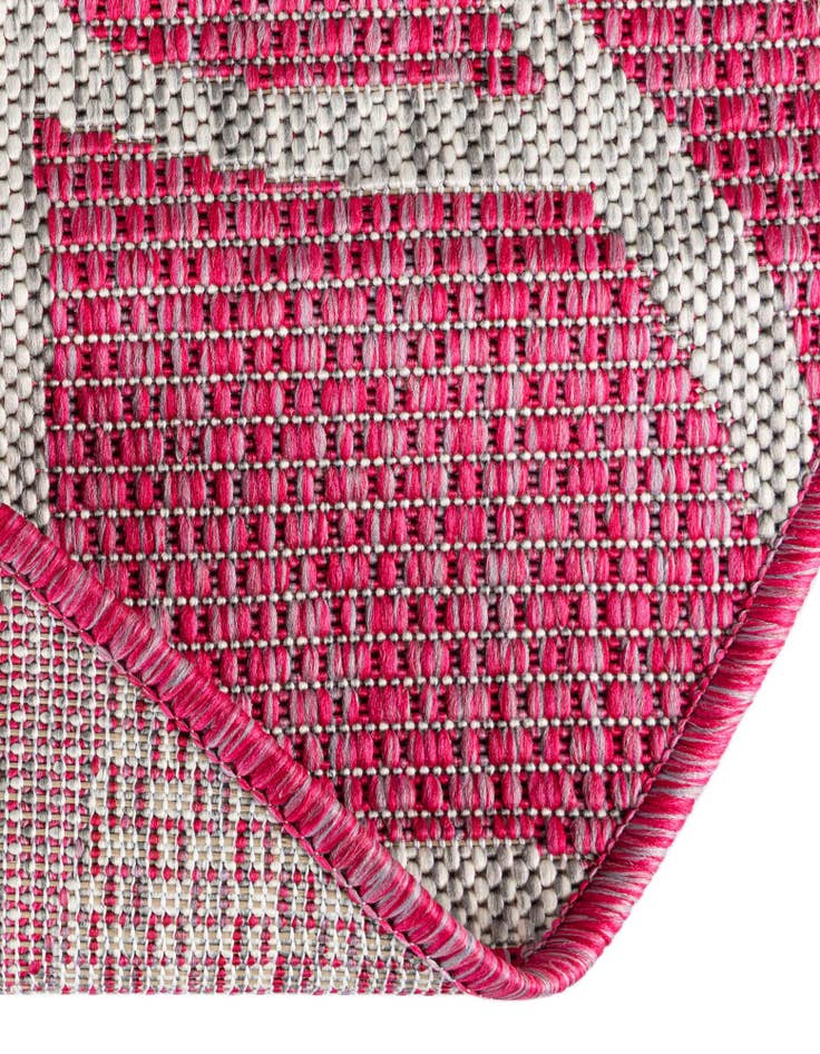 Detail image of 4' x 4'  Washable Safari Indoor / Outdoor Round Rug