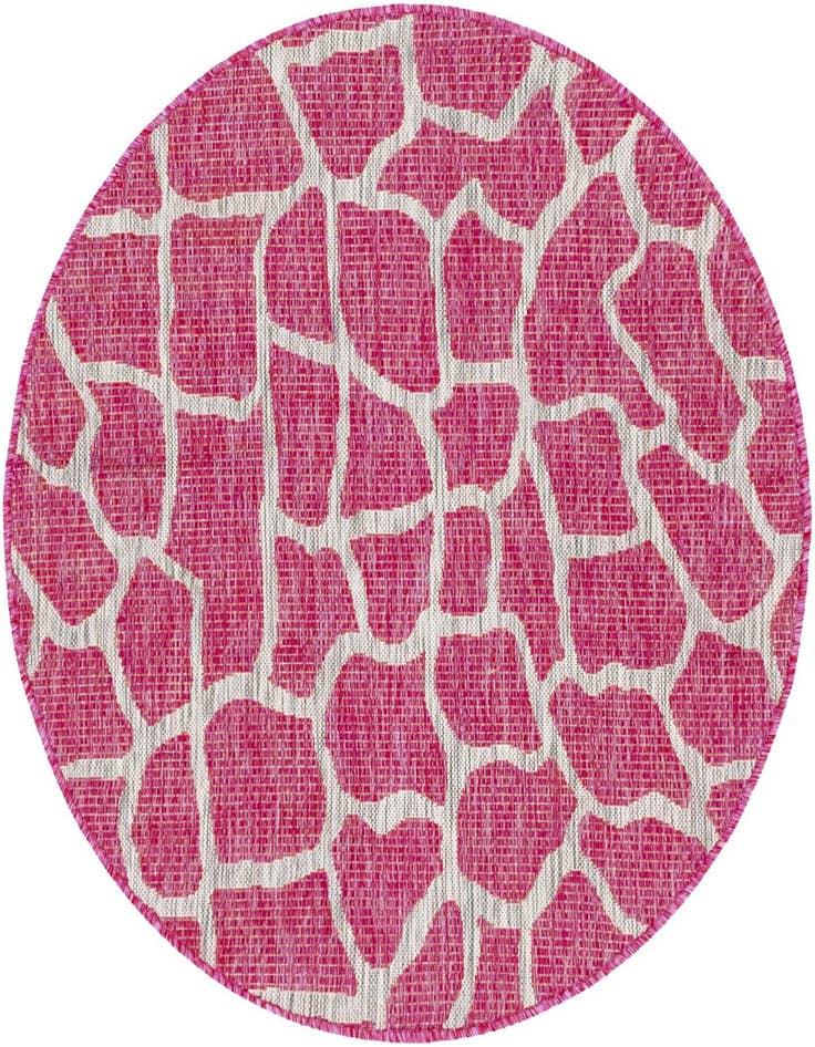 Detail image of 4' x 4' Easy-Clean Safari Indoor / Outdoor Round Rug