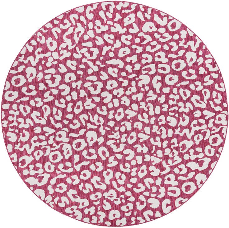 Detail image of 10' x 10' Easy-Clean Safari Indoor / Outdoor Round Rug