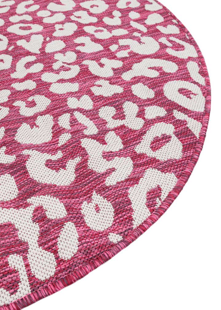 3' x 3' Easy-Clean Safari Indoor / Outdoor Round Rug