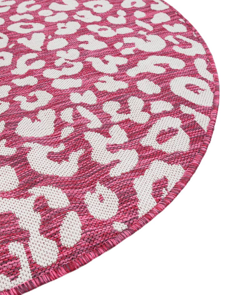 Detail image of 3' x 3' Easy-Clean Safari Indoor / Outdoor Round Rug