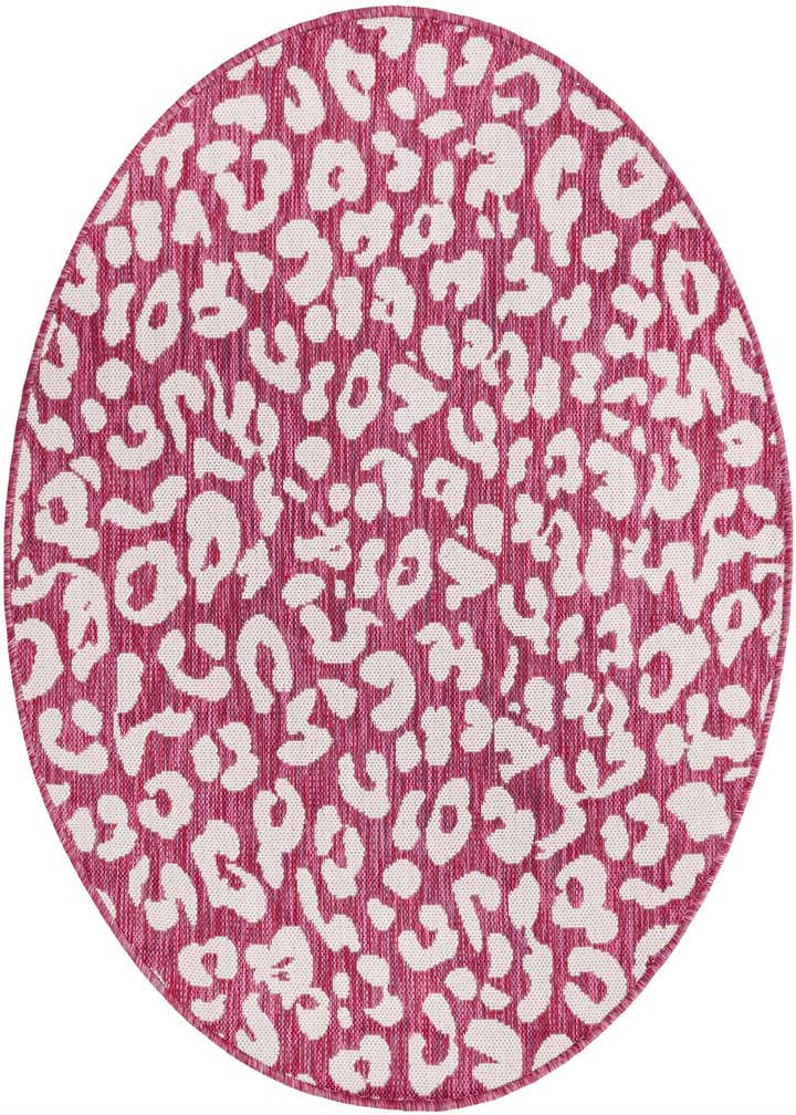 4' x 4' Easy-Clean Safari Indoor / Outdoor Round Rug