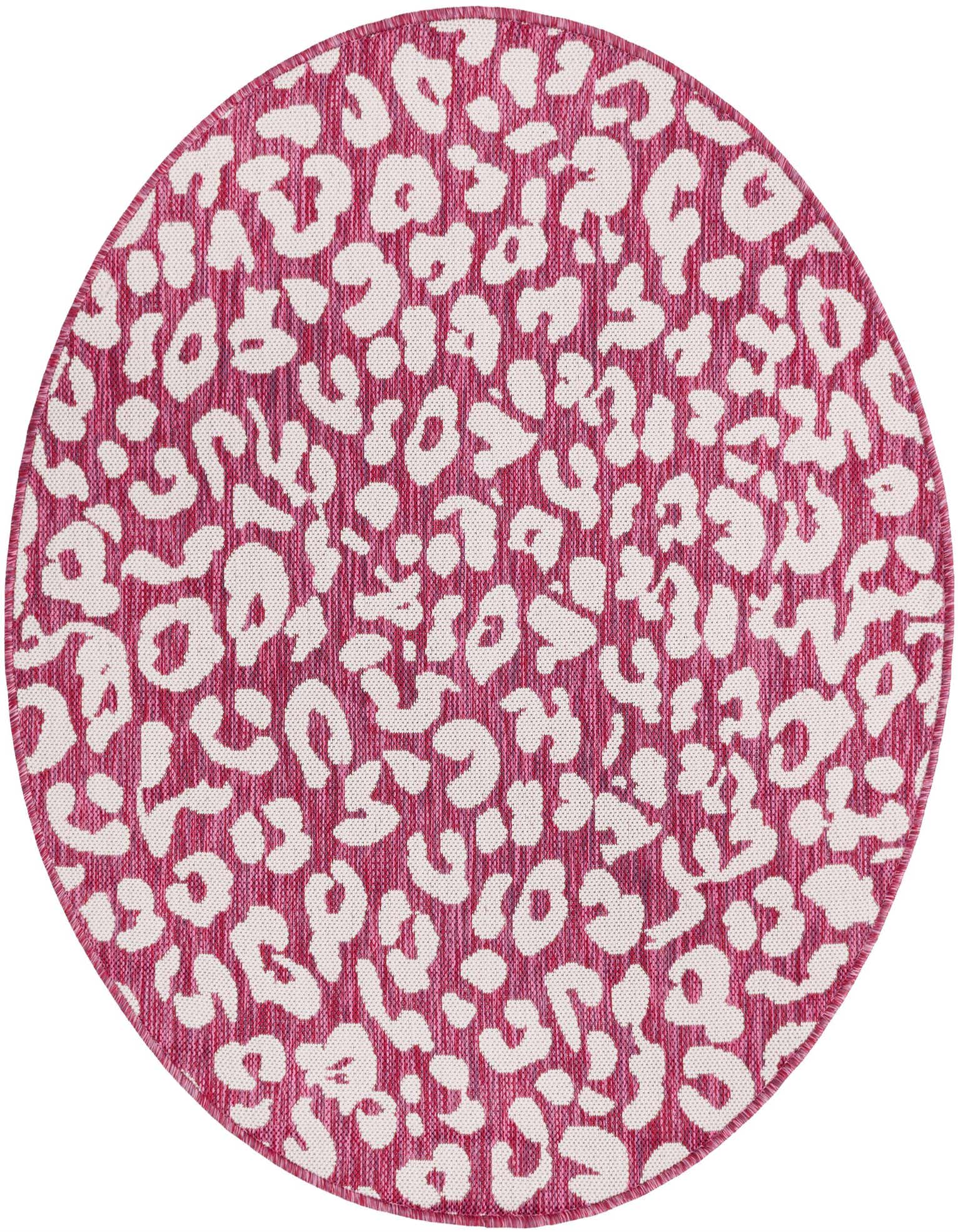 4' x 4' Easy-Clean Safari Indoor / Outdoor Round Rug