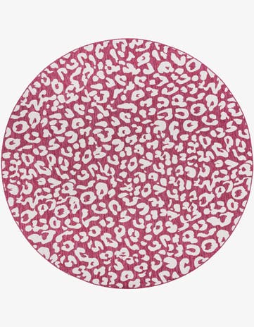 10' x 10' Easy-Clean Safari Indoor / Outdoor Round Rug