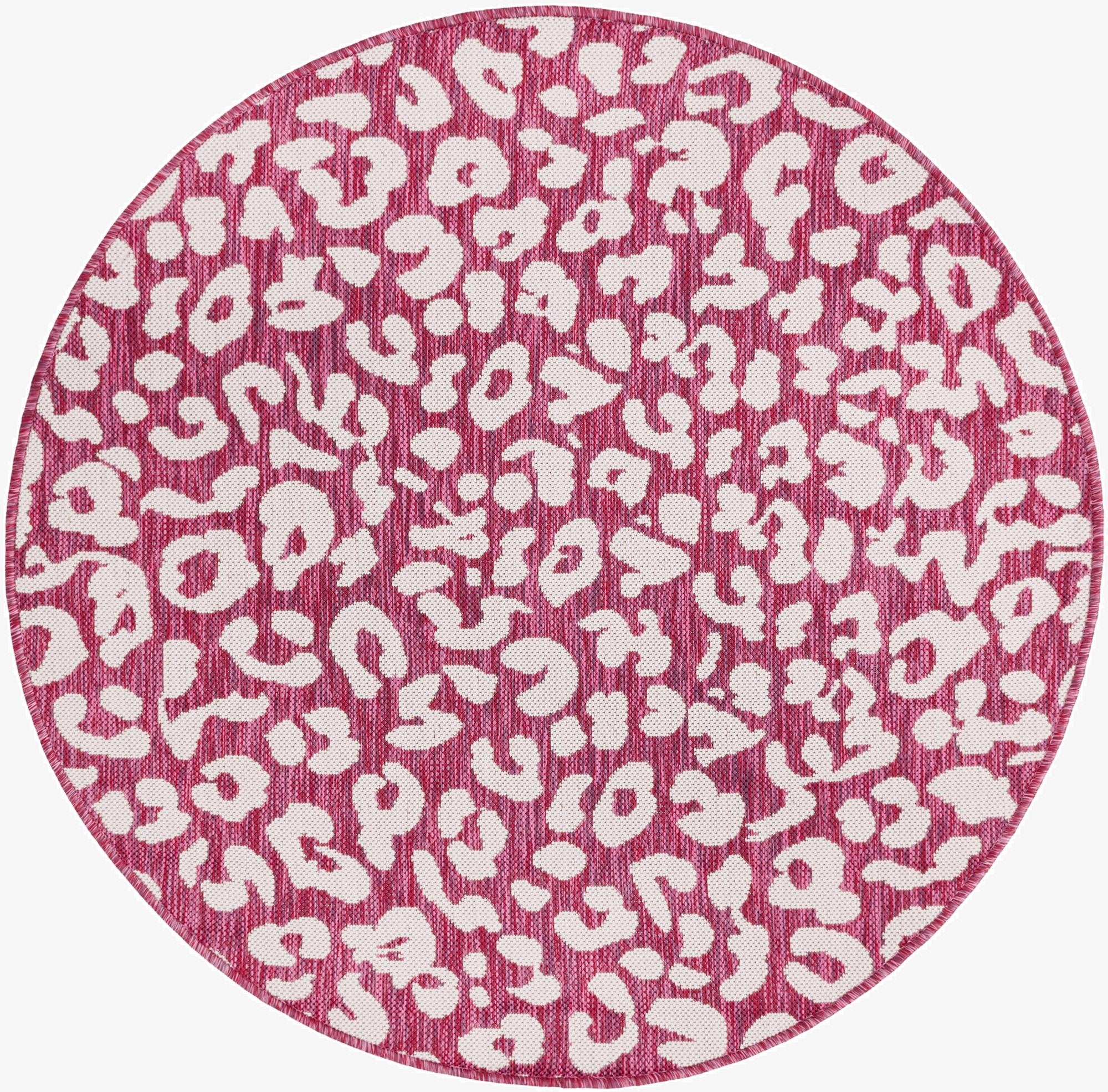 Primary image 4' x 4'  Washable Safari Indoor / Outdoor Round Rug