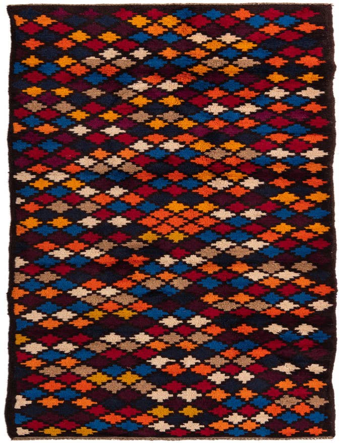 Detail image of 2' 10 x 9' 3 Hand Knotted Balouch Wool Runner Rug
