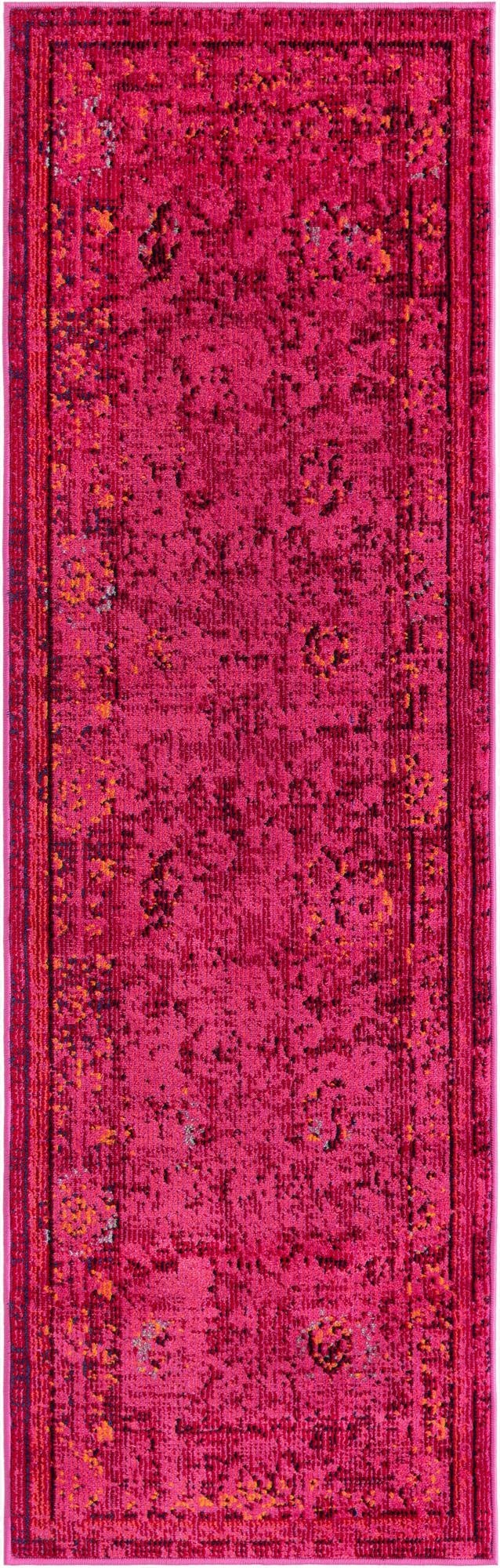 2' 2 x 6' 9 Washable Fleur Runner Rug