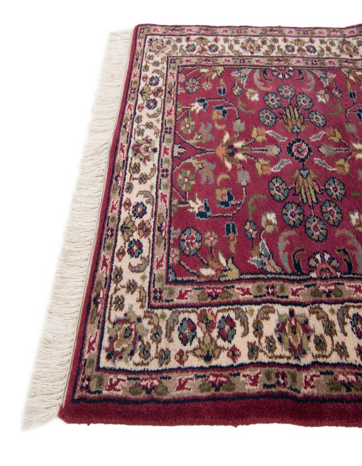 Detail image of 2' 5 x 9' 9 Hand Knotted Isfahan Wool Runner Rug