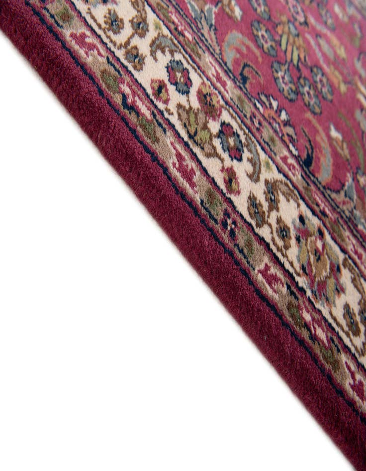 Detail image of 2' 5 x 9' 9 Hand Knotted Isfahan Wool Runner Rug