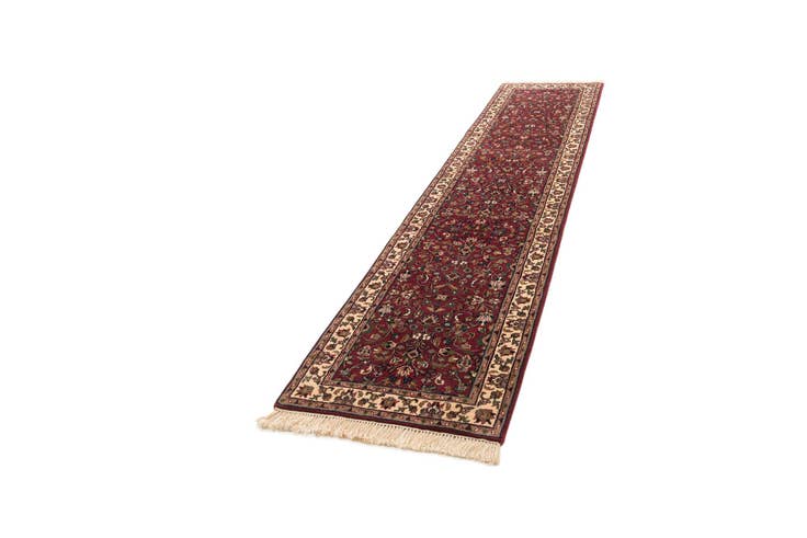 Detail image of 2' 7 x 11' 1 Hand Knotted Isfahan Wool Runner Rug