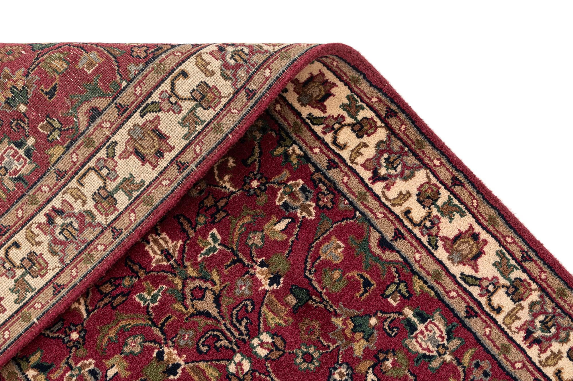 2' 7 x 11' 1 Hand Knotted Isfahan Wool Runner Rug