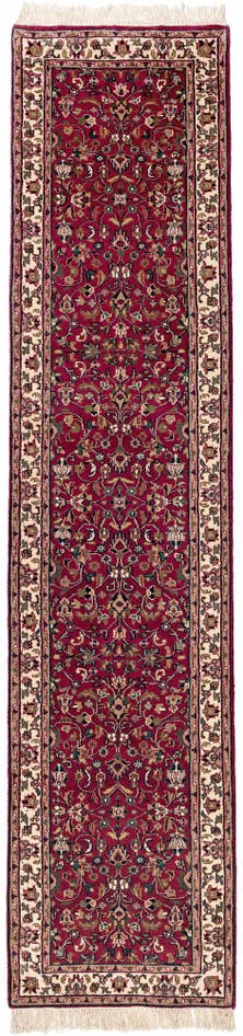Detail image of 2' 7 x 11' 1 Hand Knotted Isfahan Wool Runner Rug