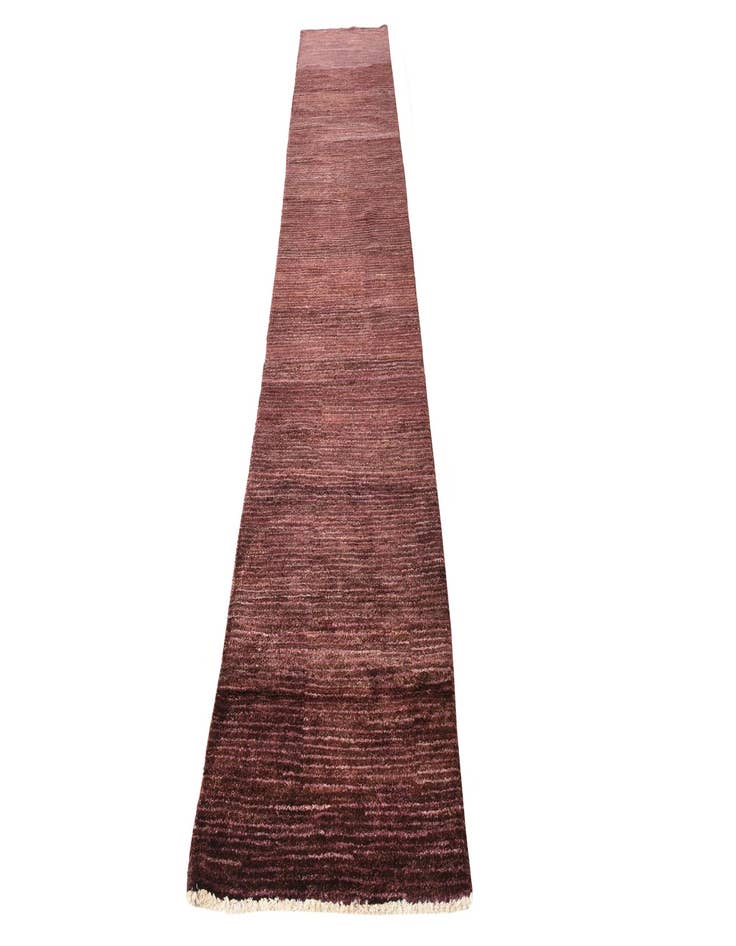 Detail image of 2' 6 x 14' 3  Hand Knotted Modern Ziegler Runner Rug