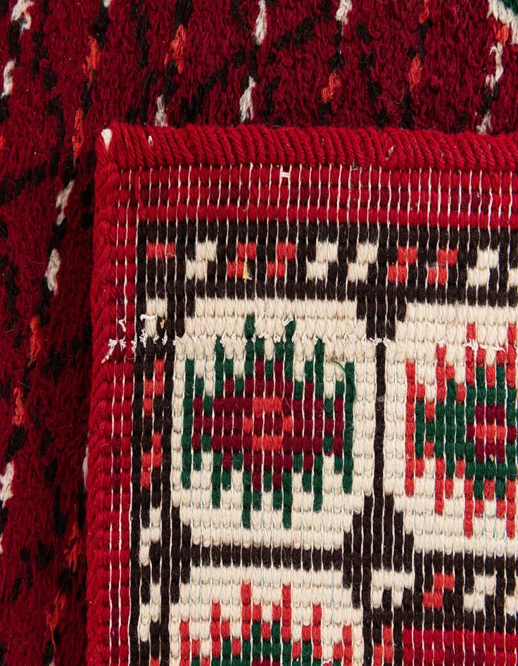 Detail image of 4' 1 x 7' 10  Hand Knotted Moroccan Wool Runner Rug