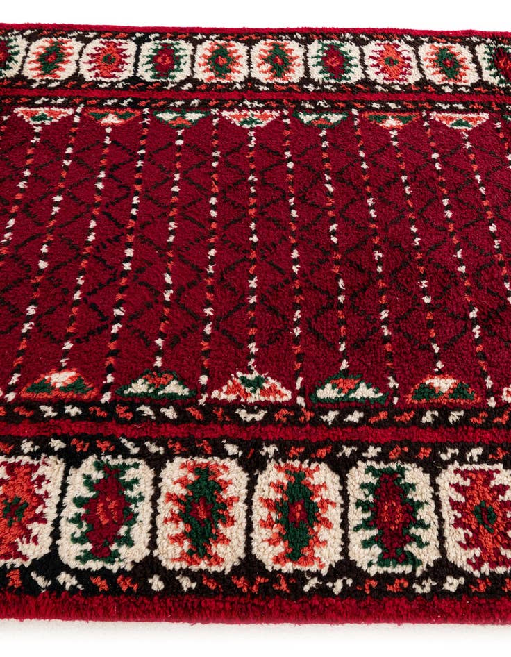 Detail image of 4' 1 x 7' 10  Hand Knotted Moroccan Wool Runner Rug