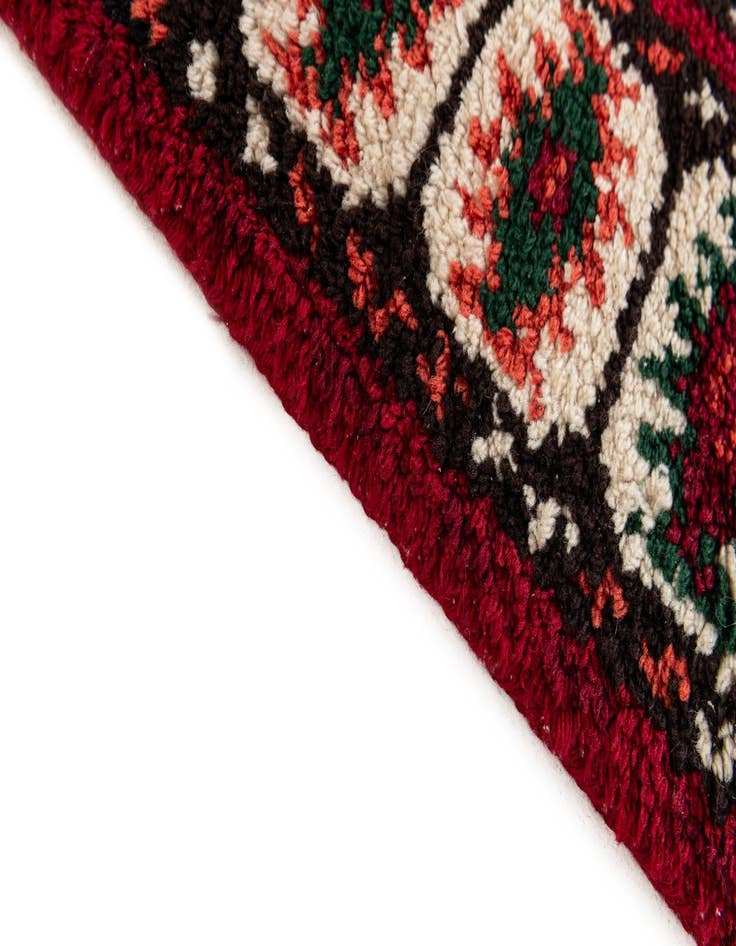 Detail image of 4' 1 x 7' 10  Hand Knotted Moroccan Wool Runner Rug
