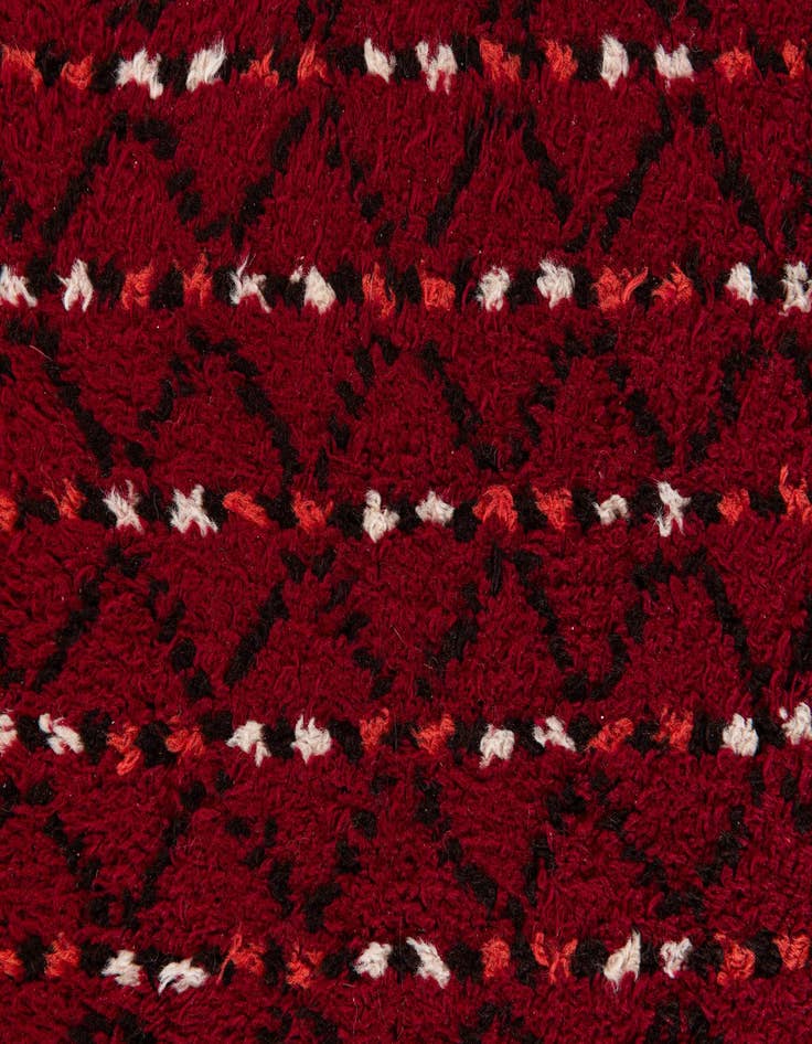 Detail image of 4' 1 x 7' 10  Hand Knotted Moroccan Wool Runner Rug