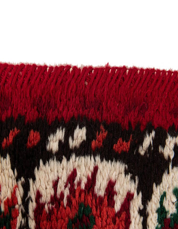 Detail image of 4' 1 x 7' 10  Hand Knotted Moroccan Wool Runner Rug