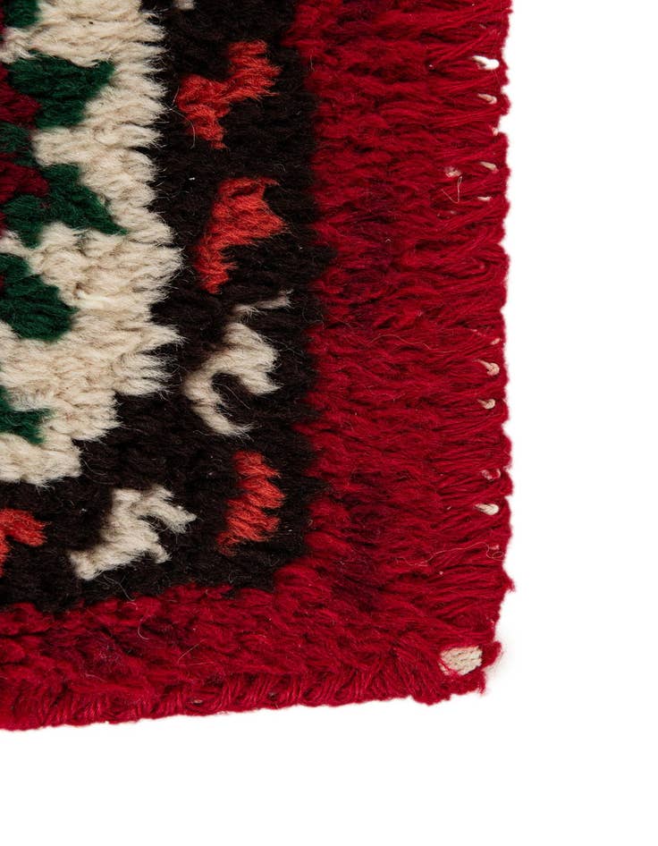 Detail image of 4' 1 x 7' 10  Hand Knotted Moroccan Wool Runner Rug