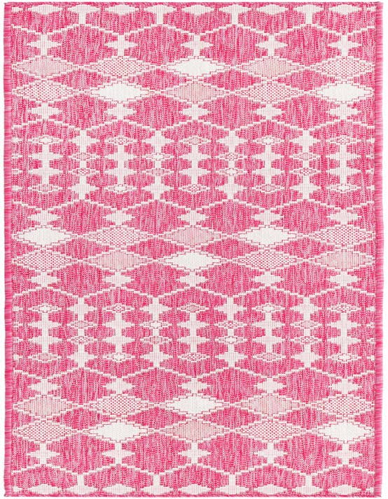 Detail image of 2' x 8' Easy-Clean Lattice Indoor / Outdoor Runner Rug