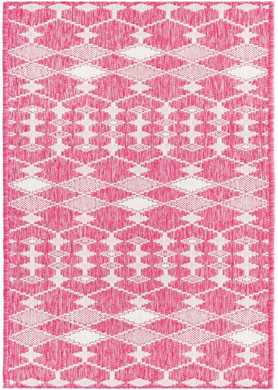 2' x 8' Easy-Clean Trellis Indoor / Outdoor Runner Rug