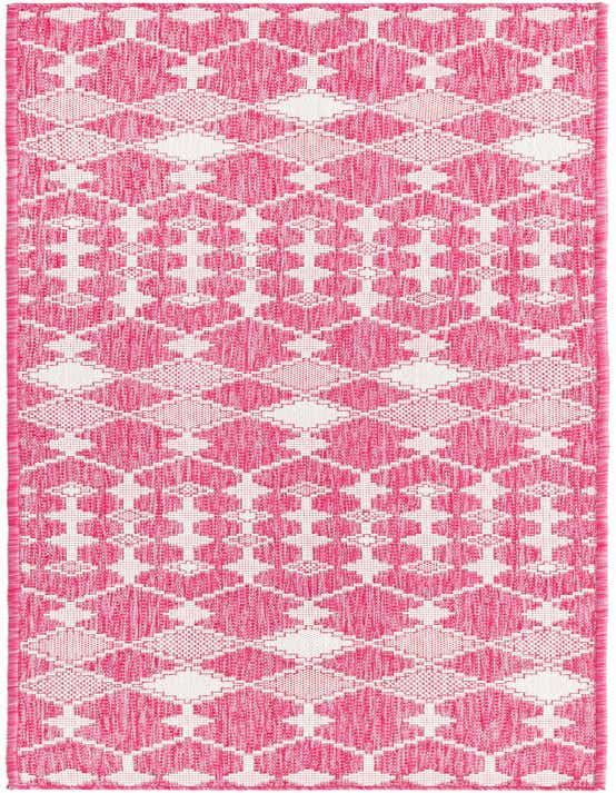 2' x 8' Easy-Clean Trellis Indoor / Outdoor Runner Rug