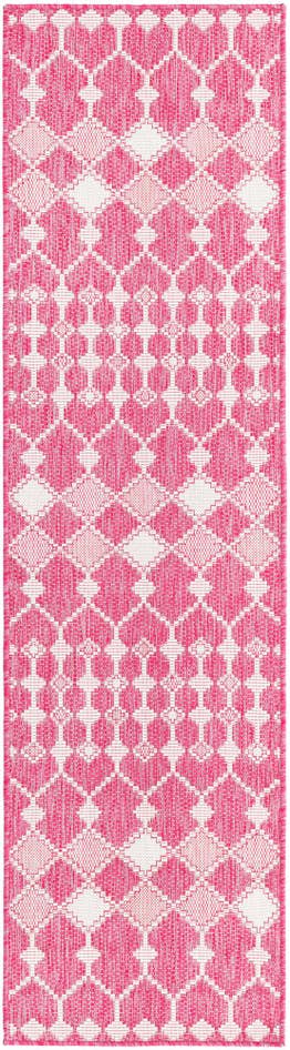 Detail image of 2' x 8' Easy-Clean Trellis Indoor / Outdoor Runner Rug