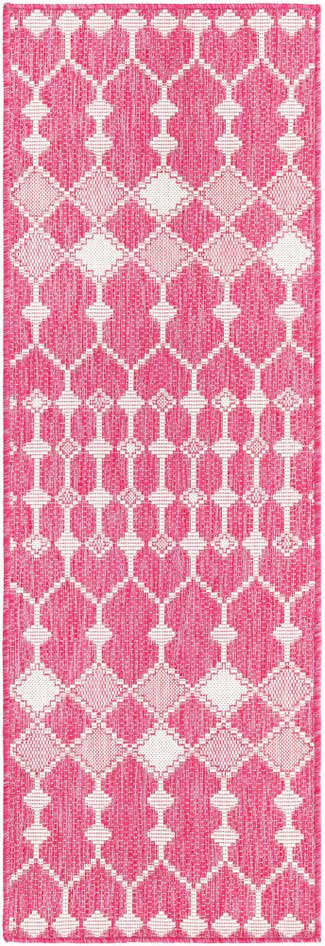 Detail image of 2' x 6' Easy-Clean Trellis Indoor / Outdoor Runner Rug